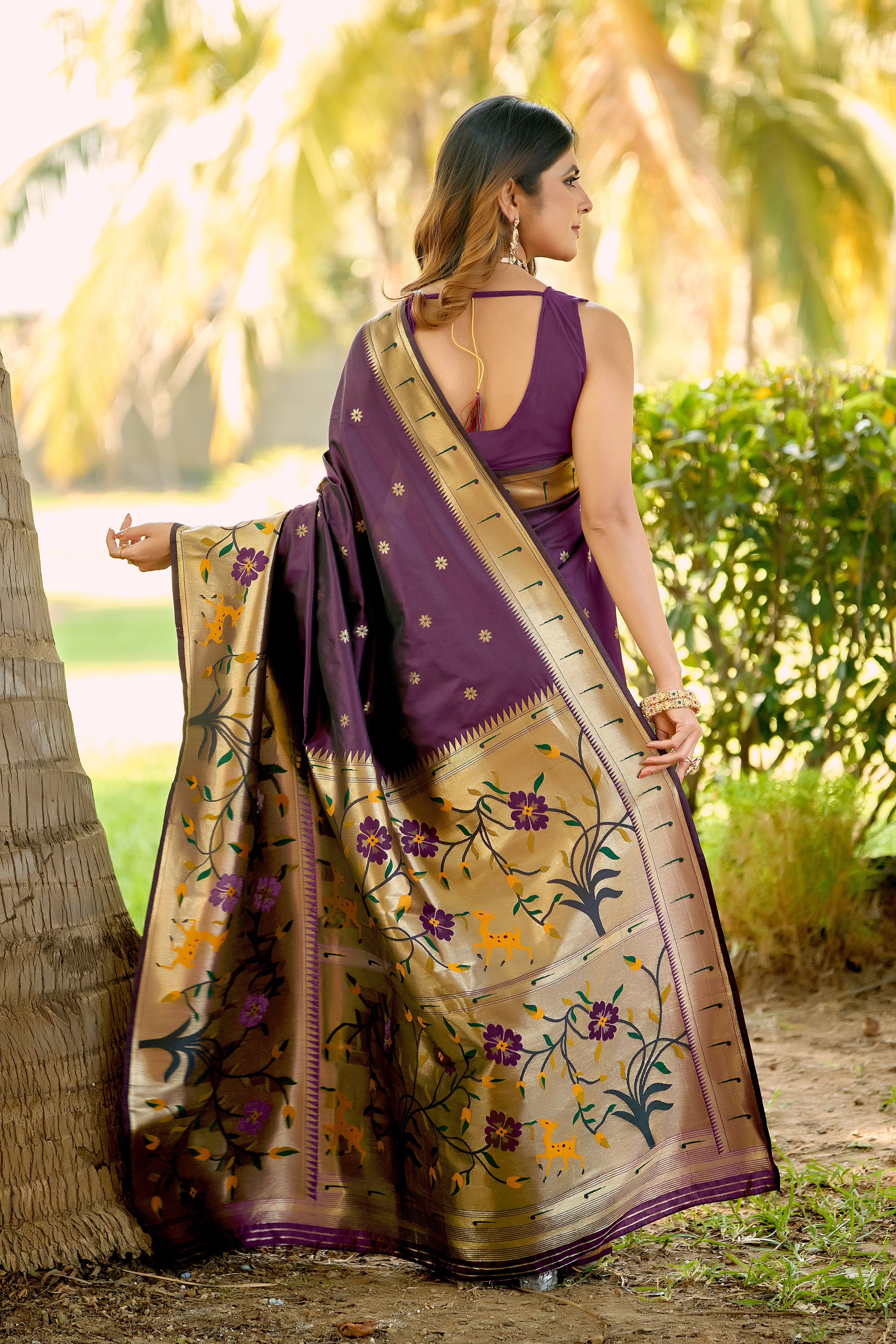 Fabulous Wine Paithani