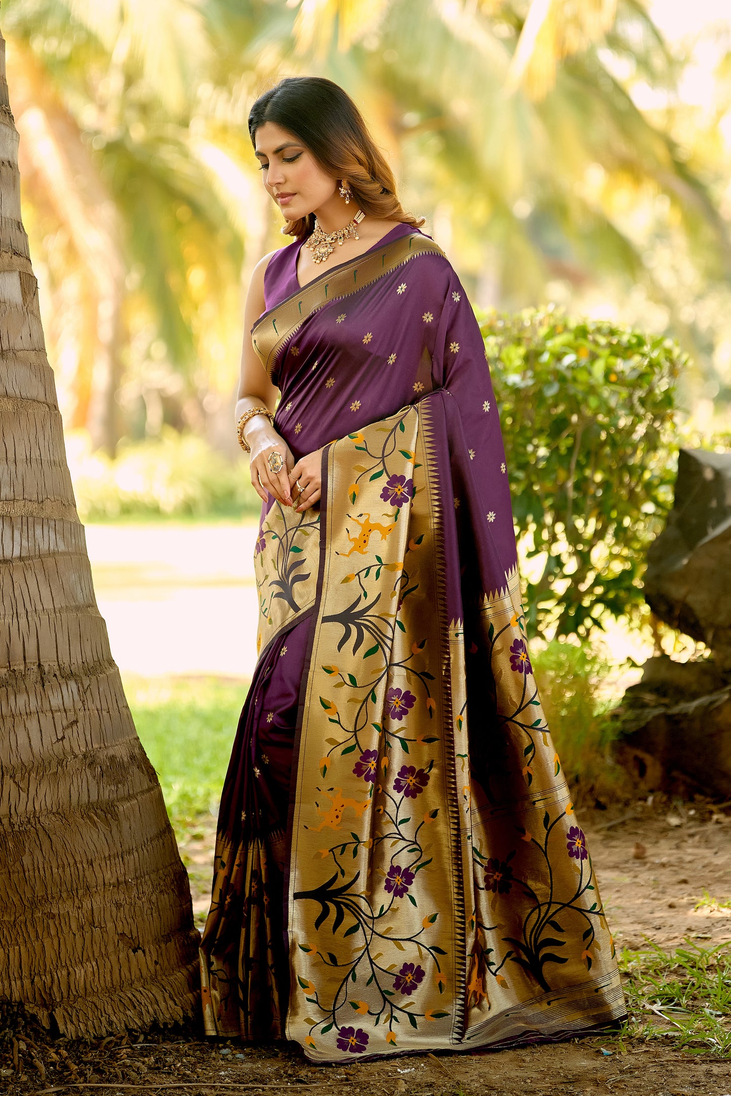 Fabulous Wine Paithani