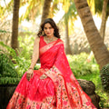Fuchsia Pink Paithani